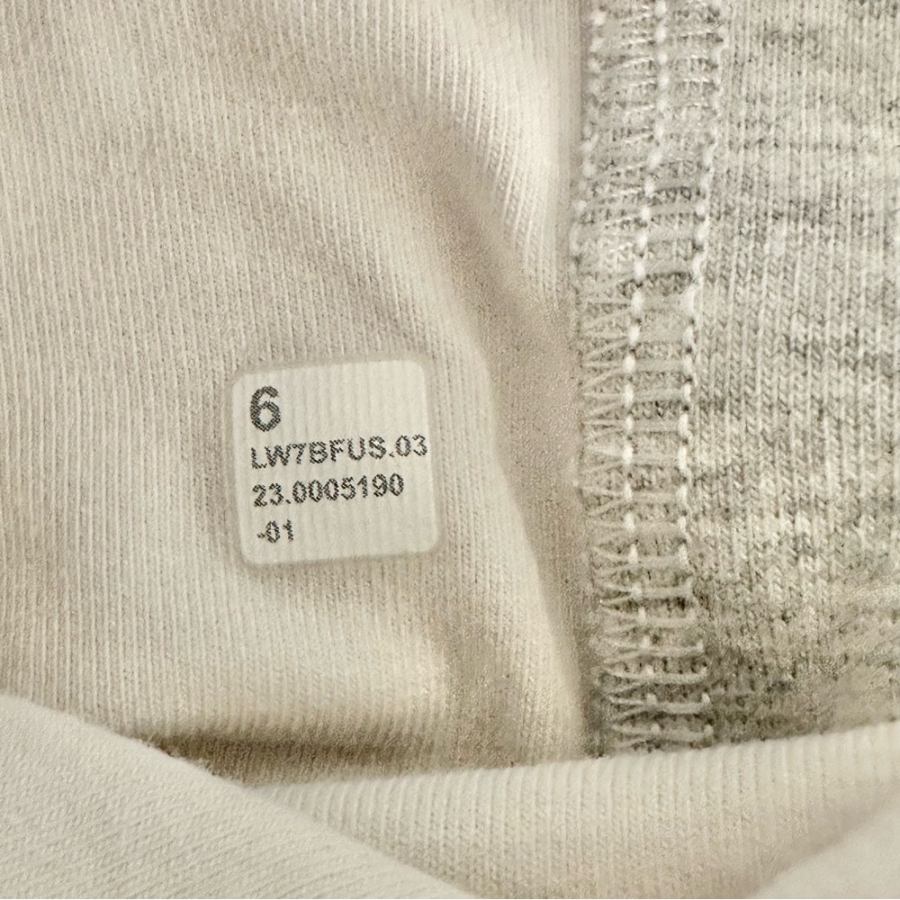 Lululemon Inner Glow 3” Shorts *Modal Heathered Core Light Grey 🩶 Women’s size 6 - Picture 14 of 16